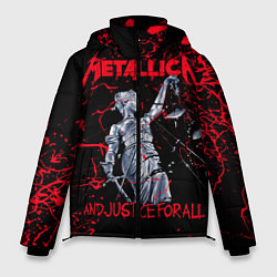 Куртка зимняя мужская Metallica, цвет: 3D-черный