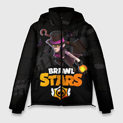 Куртка зимняя мужская Brawl stars Mortis Мортис, цвет: 3D-черный