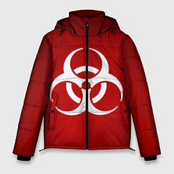 Куртка зимняя мужская Plague Inc, цвет: 3D-красный