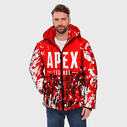 Куртка зимняя мужская APEX LEGENDS, цвет: 3D-светло-серый — фото 2