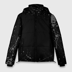 Куртка зимняя мужская СЕРЫЕ БРЫЗГИ, цвет: 3D-светло-серый