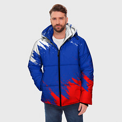 Куртка зимняя мужская РОССИЯ ТРИКОЛОР, цвет: 3D-черный — фото 2