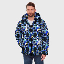Куртка зимняя мужская Бриллианты, цвет: 3D-черный — фото 2