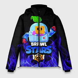 Куртка зимняя мужская BRAWL STARS SPROUT, цвет: 3D-черный