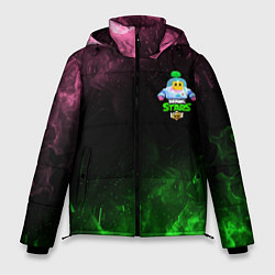 Куртка зимняя мужская BRAWL STARS SPROUT, цвет: 3D-черный