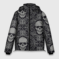 Куртка зимняя мужская Весёлый Роджер, цвет: 3D-черный