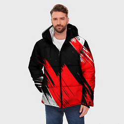 Куртка зимняя мужская ТЕКСТУРА, цвет: 3D-светло-серый — фото 2