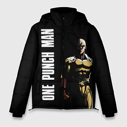 Куртка зимняя мужская One Punch Man, цвет: 3D-черный