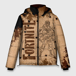 Куртка зимняя мужская Fortnite, цвет: 3D-светло-серый