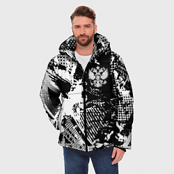 Куртка зимняя мужская Россия, цвет: 3D-черный — фото 2