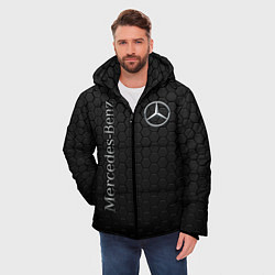 Куртка зимняя мужская MERCEDES-BENZ, цвет: 3D-черный — фото 2