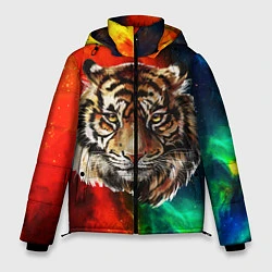 Куртка зимняя мужская Cosmo Tiger, цвет: 3D-черный