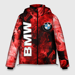 Куртка зимняя мужская BMW FIRE, цвет: 3D-черный