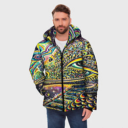 Куртка зимняя мужская ИМПРЕССИОНИЗМ, цвет: 3D-черный — фото 2