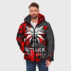 Куртка зимняя мужская The Witcher, цвет: 3D-светло-серый — фото 2