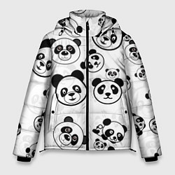 Куртка зимняя мужская Панды, цвет: 3D-светло-серый