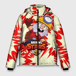 Куртка зимняя мужская Brawl Stars Dynamike, цвет: 3D-красный