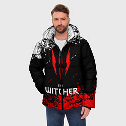 Куртка зимняя мужская The Witcher, цвет: 3D-красный — фото 2