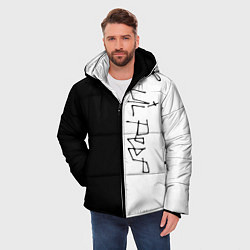 Куртка зимняя мужская Lil peep, цвет: 3D-черный — фото 2