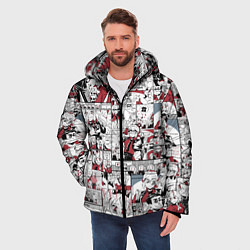Куртка зимняя мужская HELLTAKER, цвет: 3D-красный — фото 2