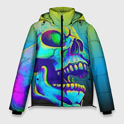Мужская зимняя куртка Neon skull