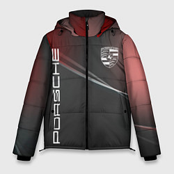 Куртка зимняя мужская PORSCHE, цвет: 3D-черный