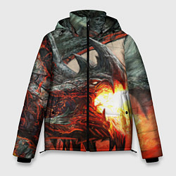 Куртка зимняя мужская Дракон Z, цвет: 3D-красный