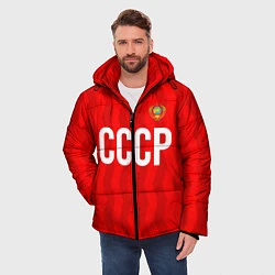 Куртка зимняя мужская Форма сборной СССР, цвет: 3D-черный — фото 2