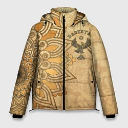 Куртка зимняя мужская Дагестан в золоте, цвет: 3D-черный