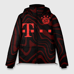 Куртка зимняя мужская FC Bayern Munchen 2021, цвет: 3D-черный