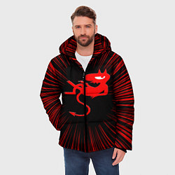 Куртка зимняя мужская Disenchantment, цвет: 3D-черный — фото 2