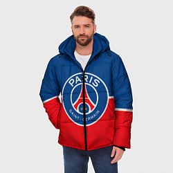 Куртка зимняя мужская FC PSG, цвет: 3D-черный — фото 2