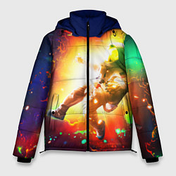 Куртка зимняя мужская Космонавт D, цвет: 3D-черный