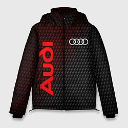 Куртка зимняя мужская AUDI АУДИ, цвет: 3D-черный