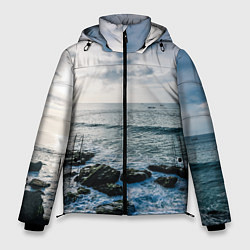 Куртка зимняя мужская Море, цвет: 3D-светло-серый