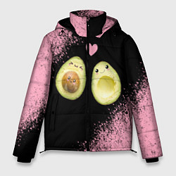 Куртка зимняя мужская Авокадо, цвет: 3D-черный