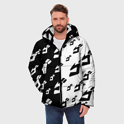 Куртка зимняя мужская JoJo Bizarre Adventure, цвет: 3D-черный — фото 2