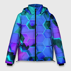 Куртка зимняя мужская Geometry, цвет: 3D-красный