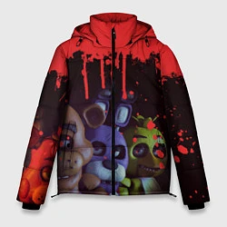 Куртка зимняя мужская Five Nights At Freddys, цвет: 3D-черный