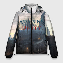 Куртка зимняя мужская Assassin’s Creed Unity, цвет: 3D-светло-серый