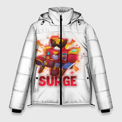 Куртка зимняя мужская Сердж Бравл Старс Surge BS, цвет: 3D-черный