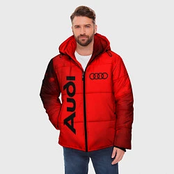 Куртка зимняя мужская AUDI АУДИ, цвет: 3D-черный — фото 2