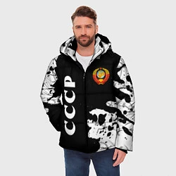 Куртка зимняя мужская СССР USSR, цвет: 3D-черный — фото 2