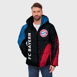 Куртка зимняя мужская FC BAYERN БАВАРИЯ, цвет: 3D-черный — фото 2