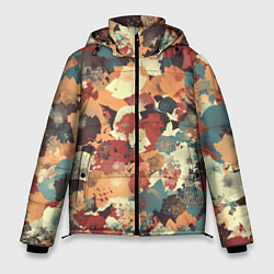 Куртка зимняя мужская Осенние цвета, цвет: 3D-красный