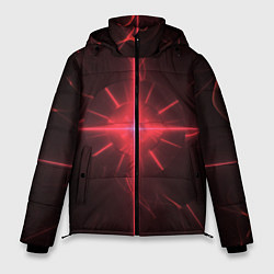Куртка зимняя мужская Лазерные лучи, цвет: 3D-черный