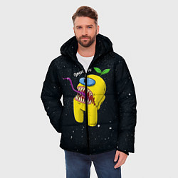 Куртка зимняя мужская AMONG US, цвет: 3D-светло-серый — фото 2