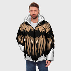 Куртка зимняя мужская Сова, цвет: 3D-черный — фото 2