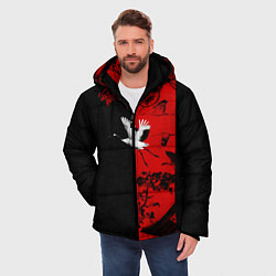 Куртка зимняя мужская ЖУРАВЛЬ, цвет: 3D-черный — фото 2