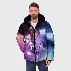 Куртка зимняя мужская Урарака, Очако, цвет: 3D-черный — фото 2